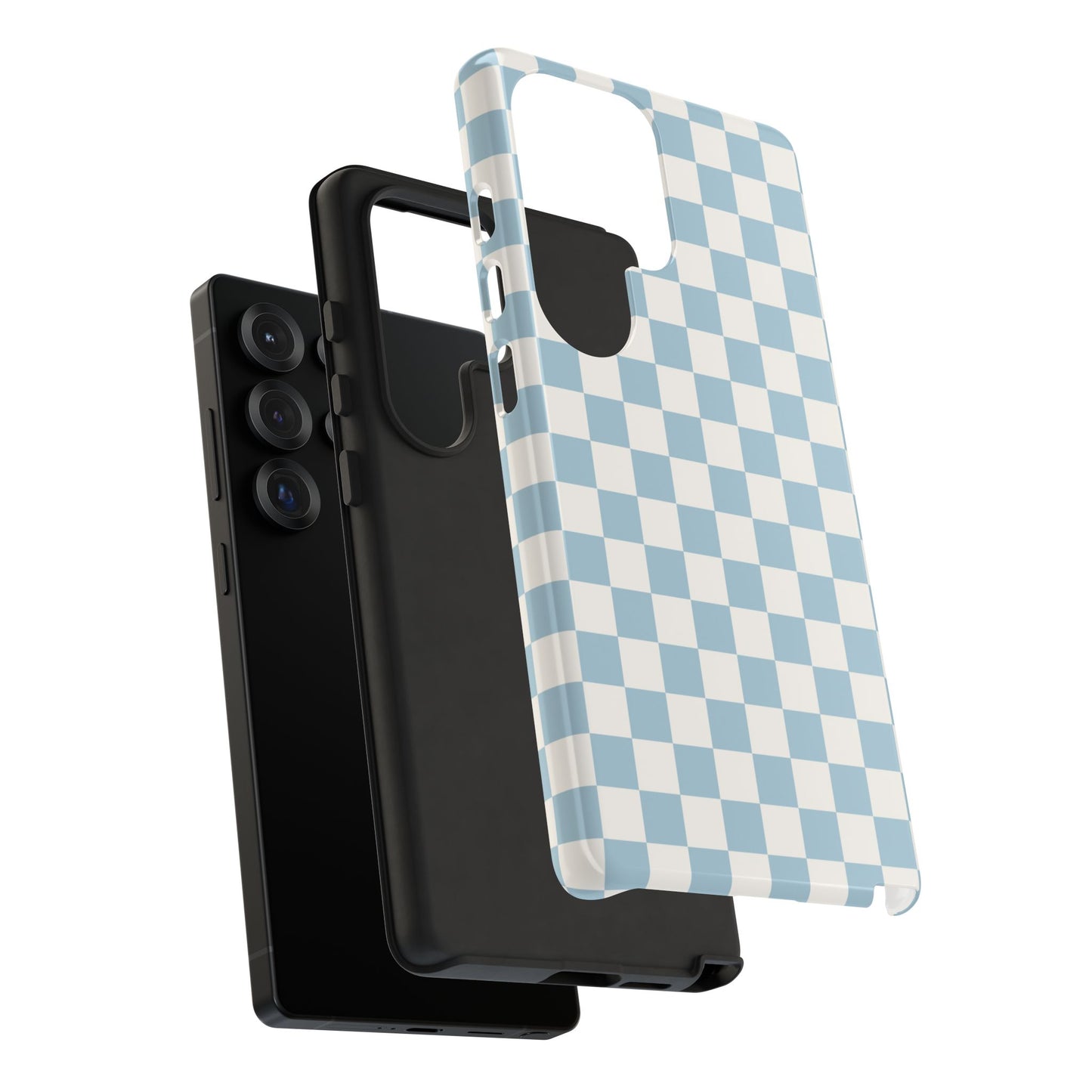 Blue Checkerboard Airi Case | Tough Phone Case