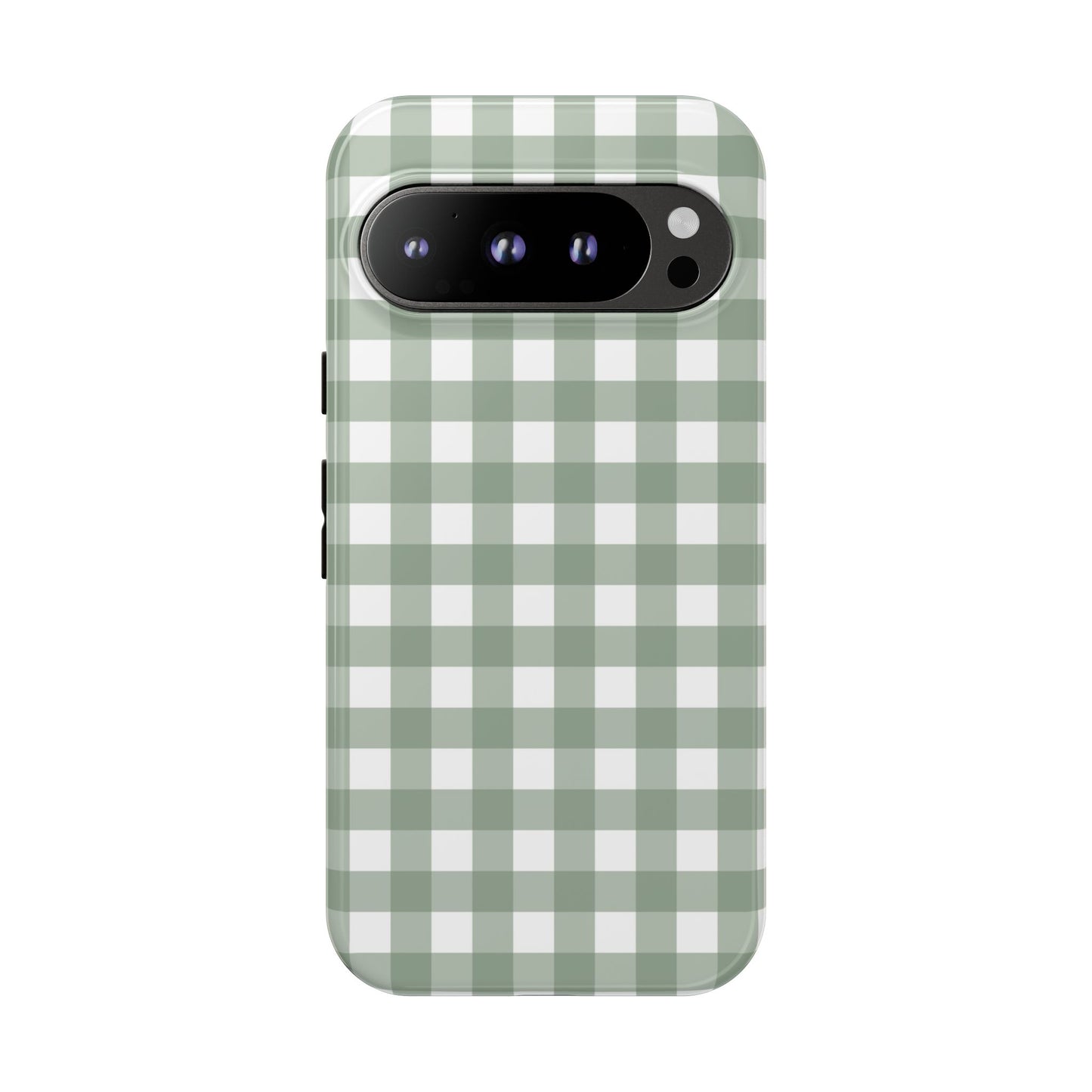 Green Gingham Airi Case | Tough Phone Case