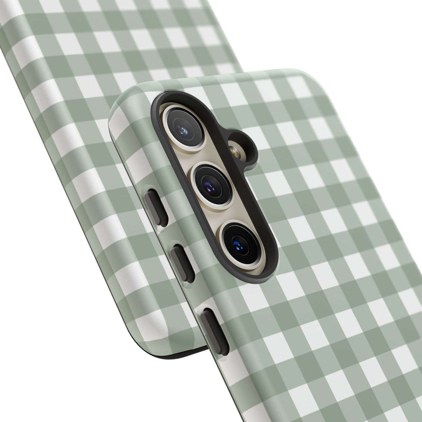 Green Gingham Airi Case | Tough Phone Case