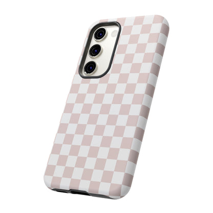 Nude Checkerboard Airi Case | Tough Phone Case