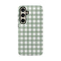 Green Gingham Airi Case | Tough Phone Case