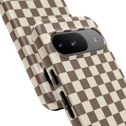 Chocolate Checkerboard Airi Case | Tough Phone Case
