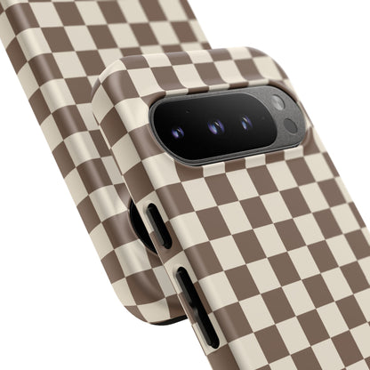 Chocolate Checkerboard Airi Case | Tough Phone Case