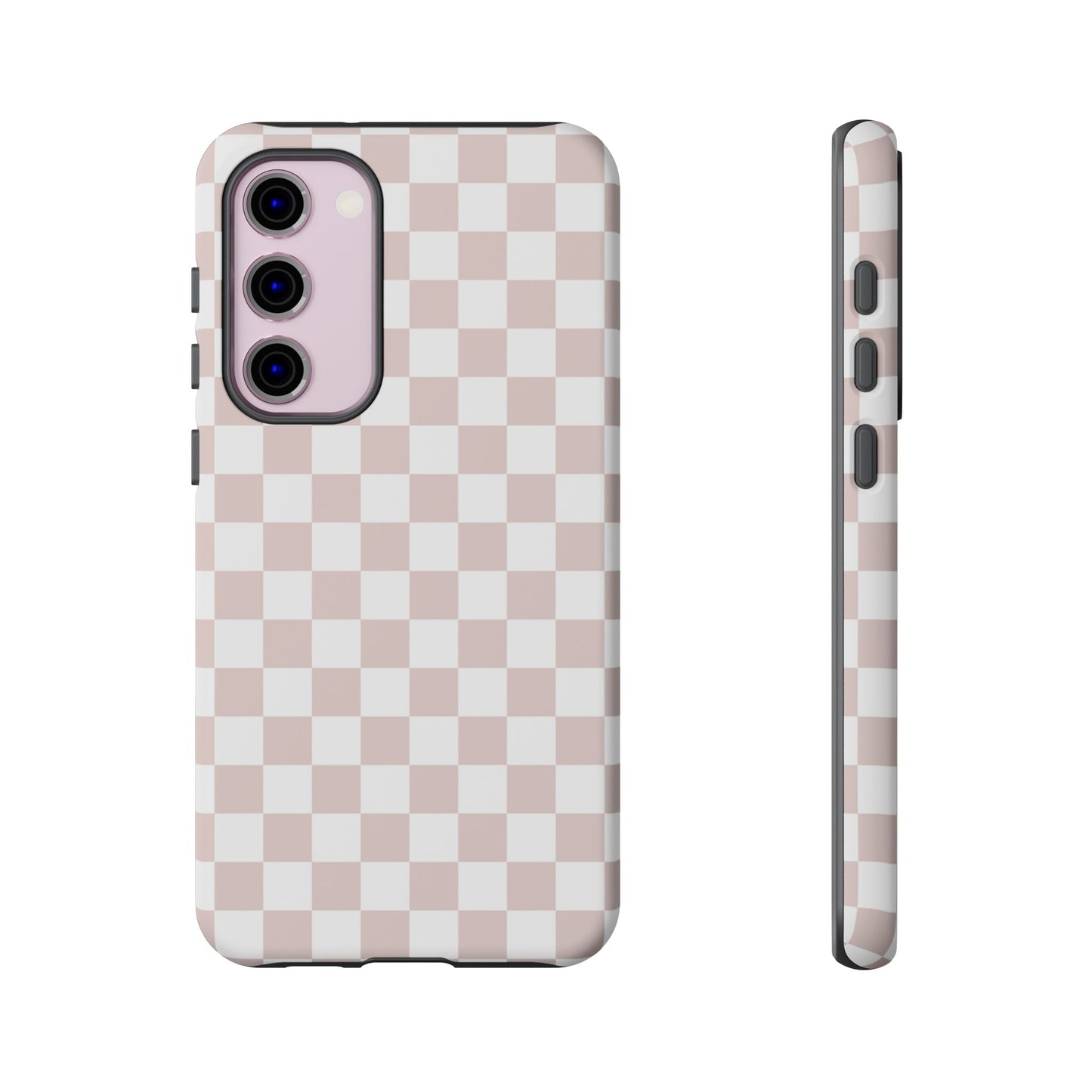 Nude Checkerboard Airi Case | Tough Phone Case