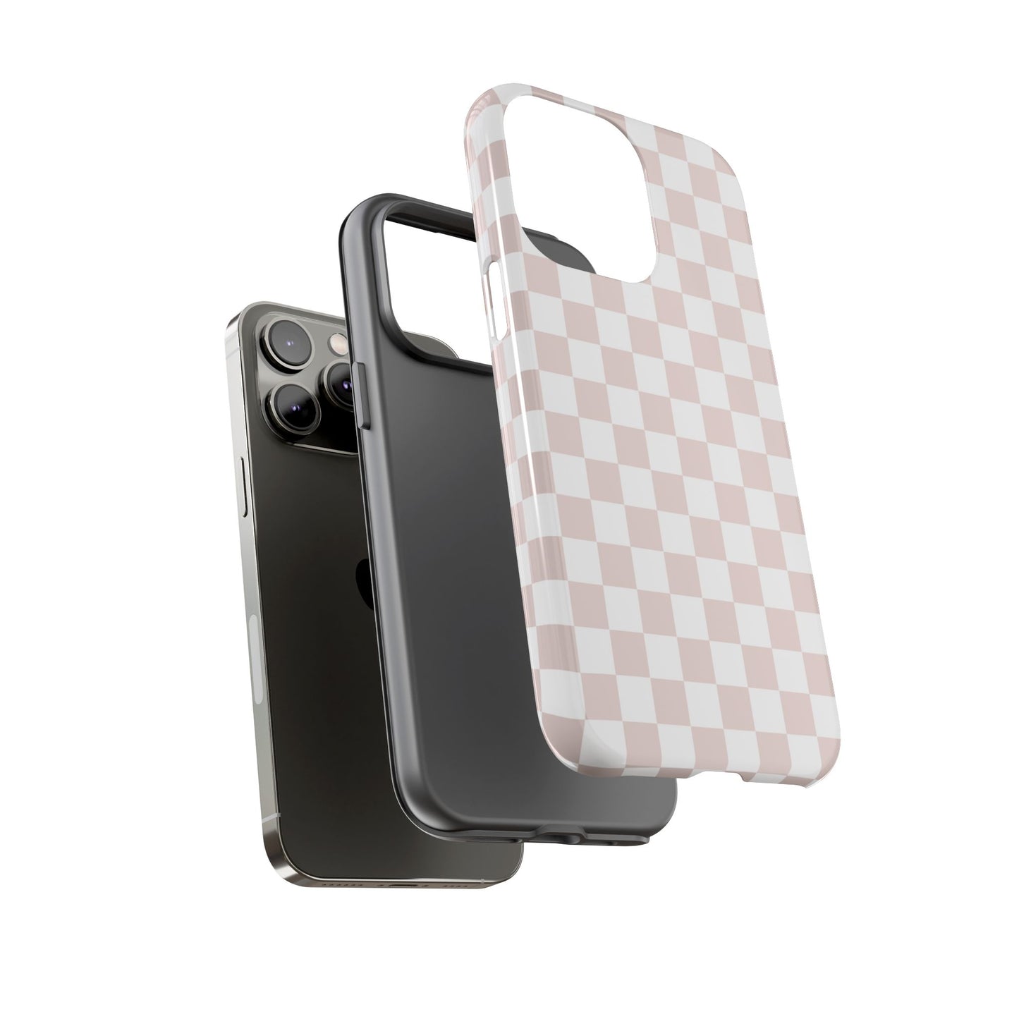 Nude Checkerboard Airi Case | Tough Phone Case