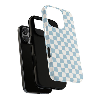 Blue Checkerboard Airi Case | Tough Phone Case