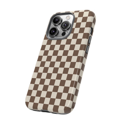 Chocolate Checkerboard Airi Case | Tough Phone Case