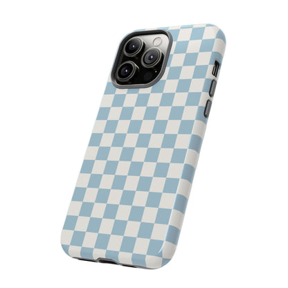 Blue Checkerboard Airi Case | Tough Phone Case