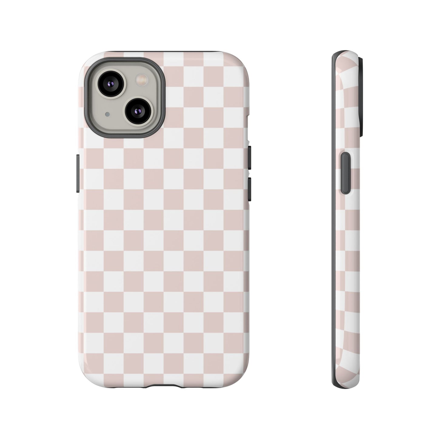 Nude Checkerboard Airi Case | Tough Phone Case