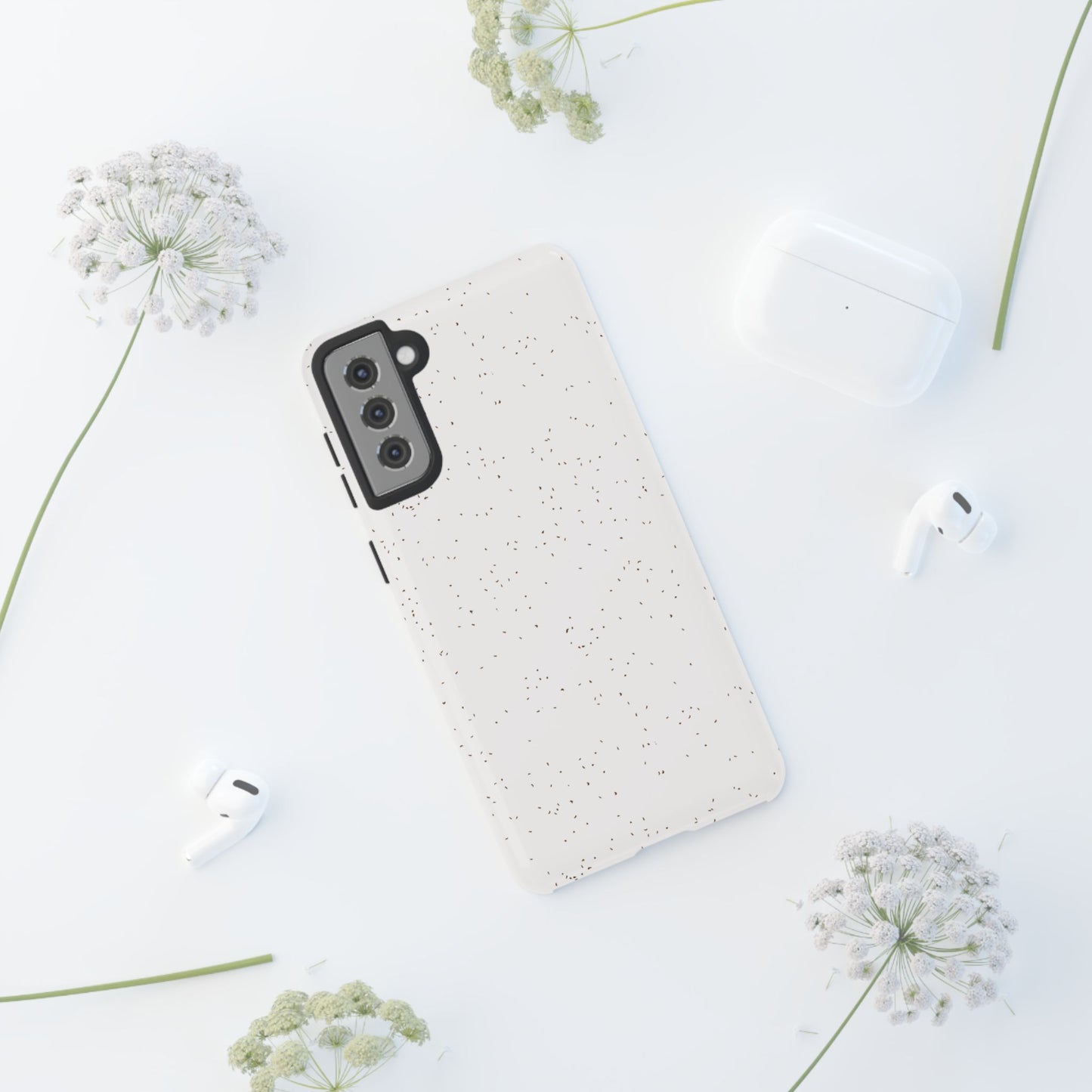 White Speckle Airi Case | Tough Phone Case