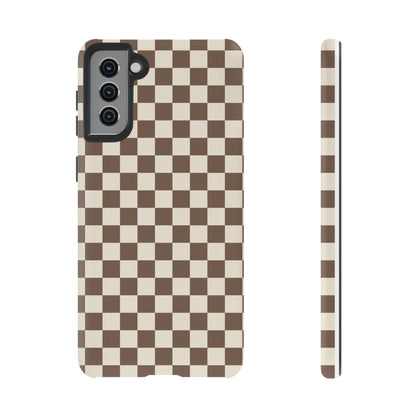 Chocolate Checkerboard Airi Case | Tough Phone Case