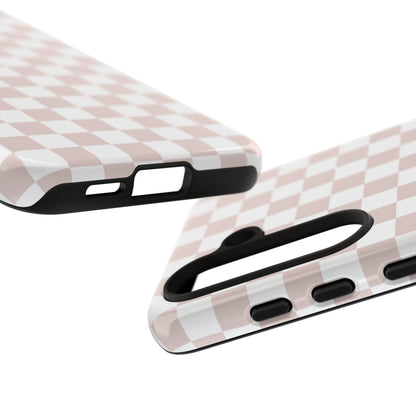 Nude Checkerboard Airi Case | Tough Phone Case