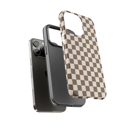 Chocolate Checkerboard Airi Case | Tough Phone Case