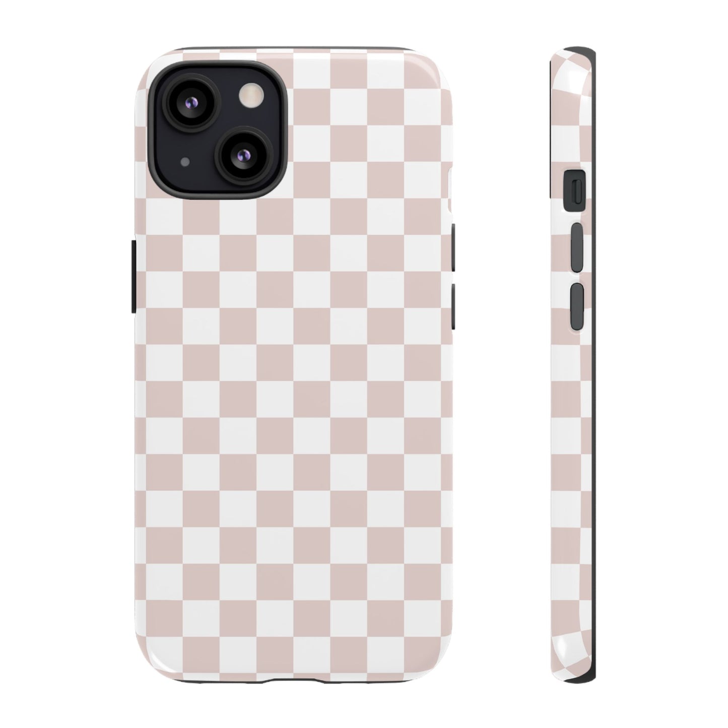 Nude Checkerboard Airi Case | Tough Phone Case