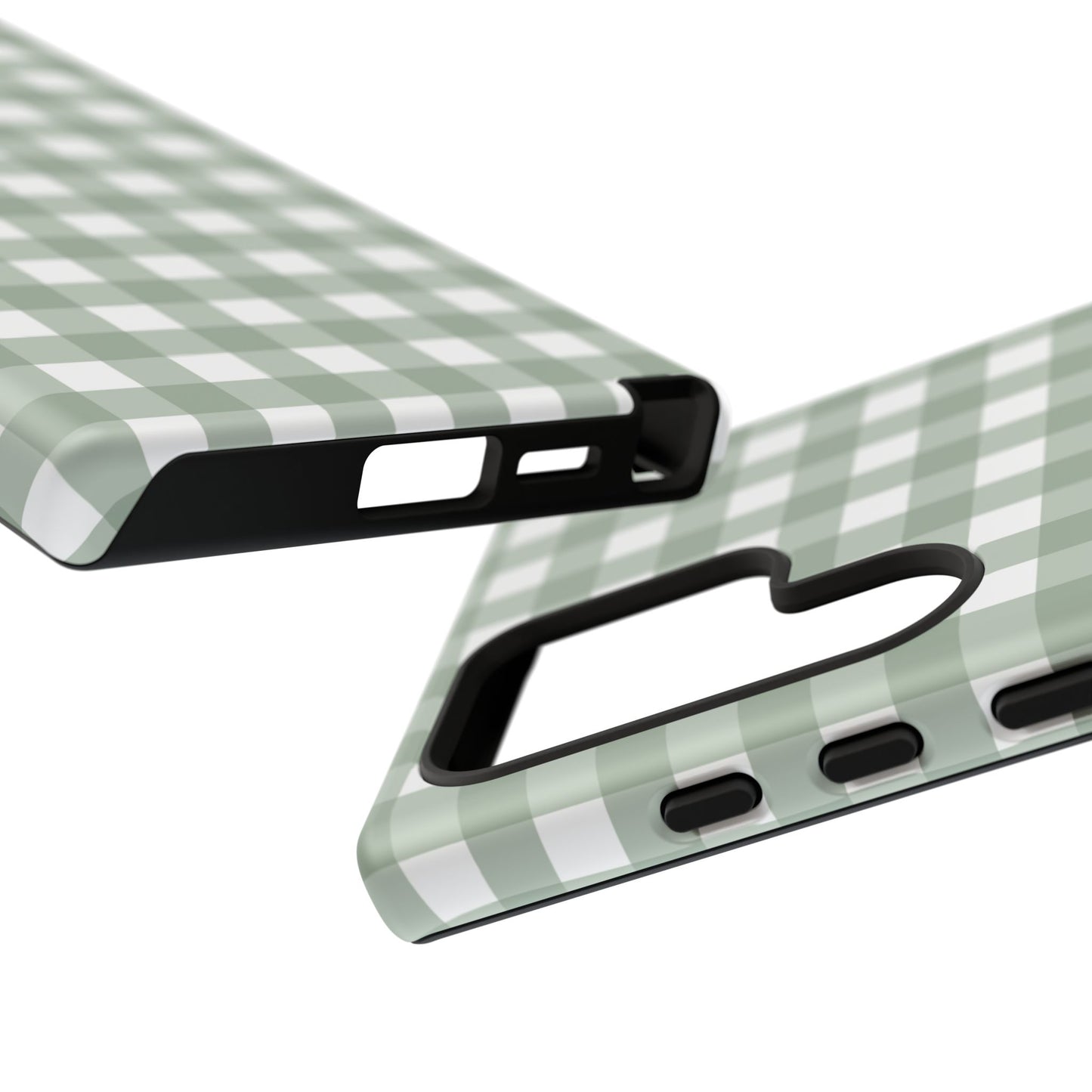 Green Gingham Airi Case | Tough Phone Case