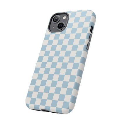 Blue Checkerboard Airi Case | Tough Phone Case
