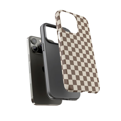 Chocolate Checkerboard Airi Case | Tough Phone Case