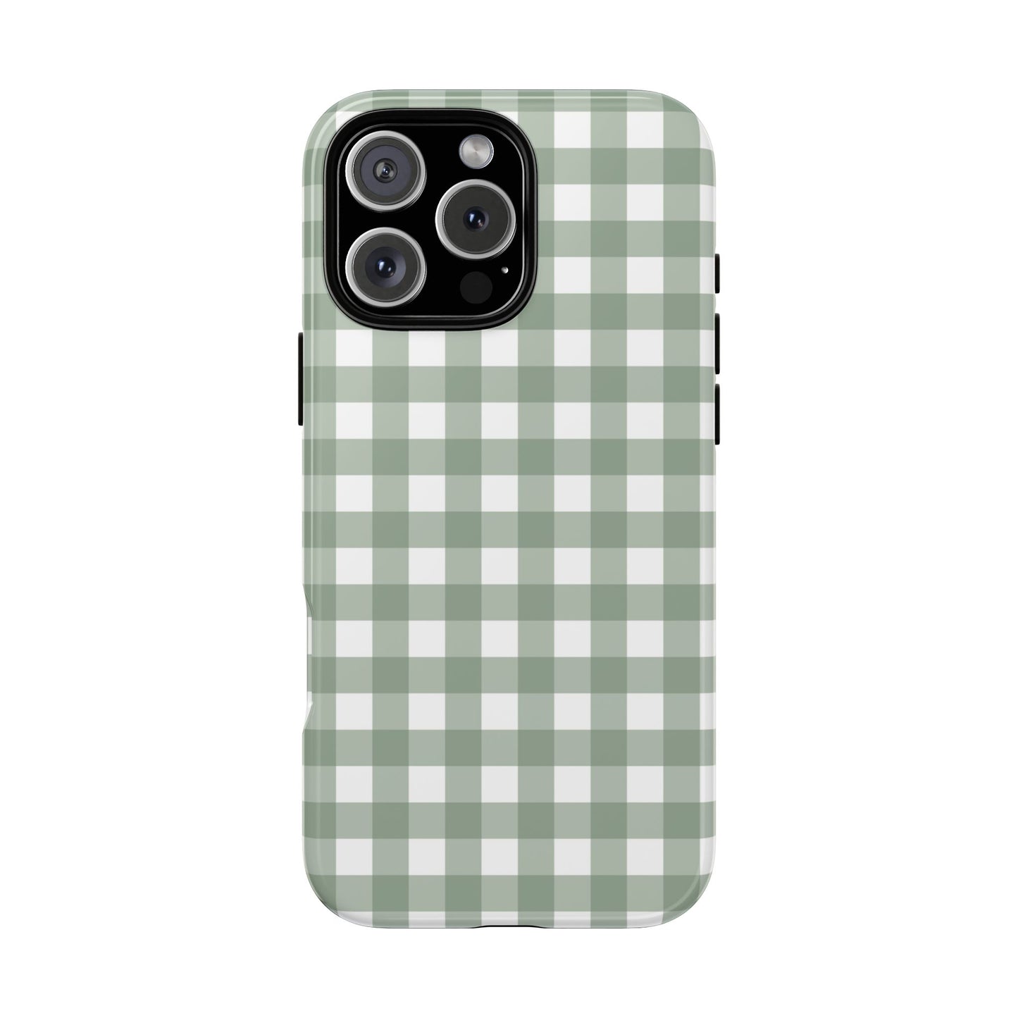 Green Gingham Airi Case | Tough Phone Case