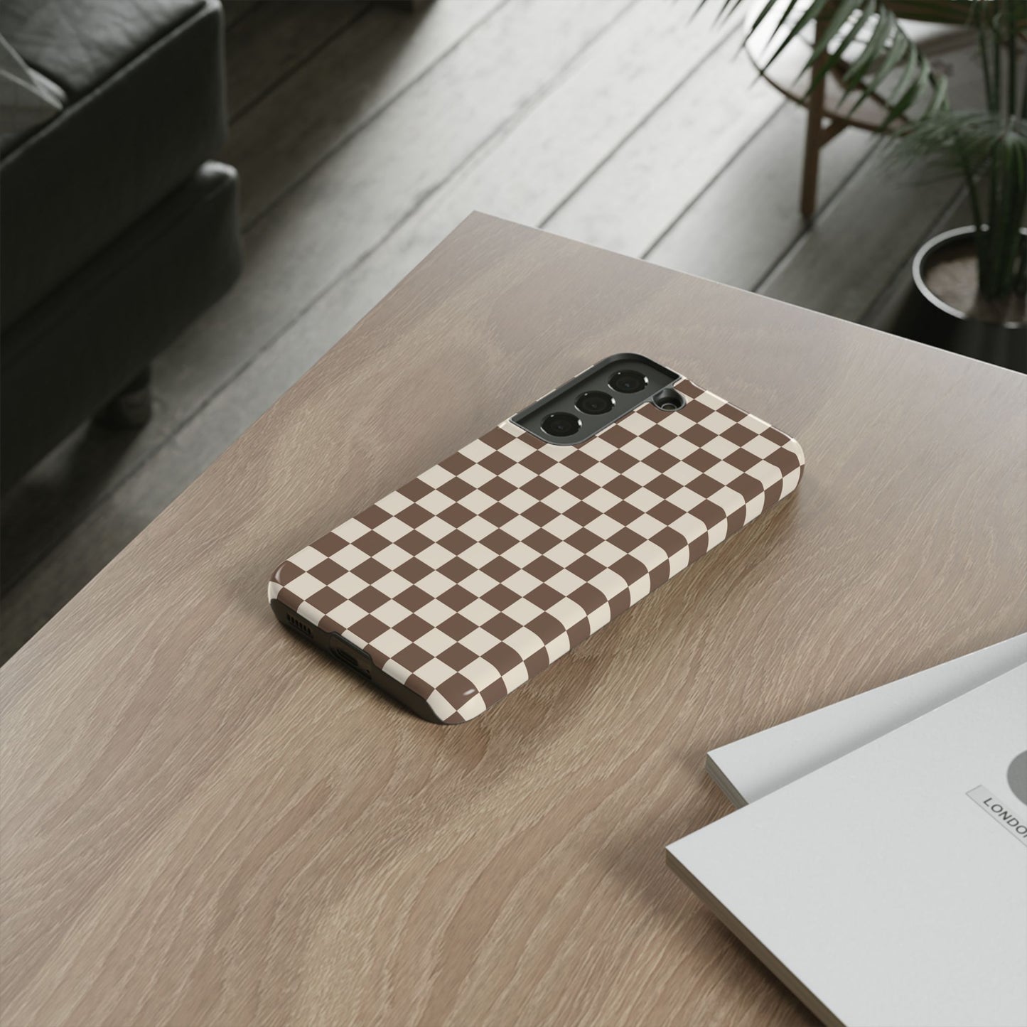Chocolate Checkerboard Airi Case | Tough Phone Case