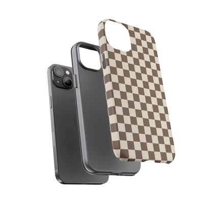 Chocolate Checkerboard Airi Case | Tough Phone Case
