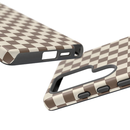 Chocolate Checkerboard Airi Case | Tough Phone Case