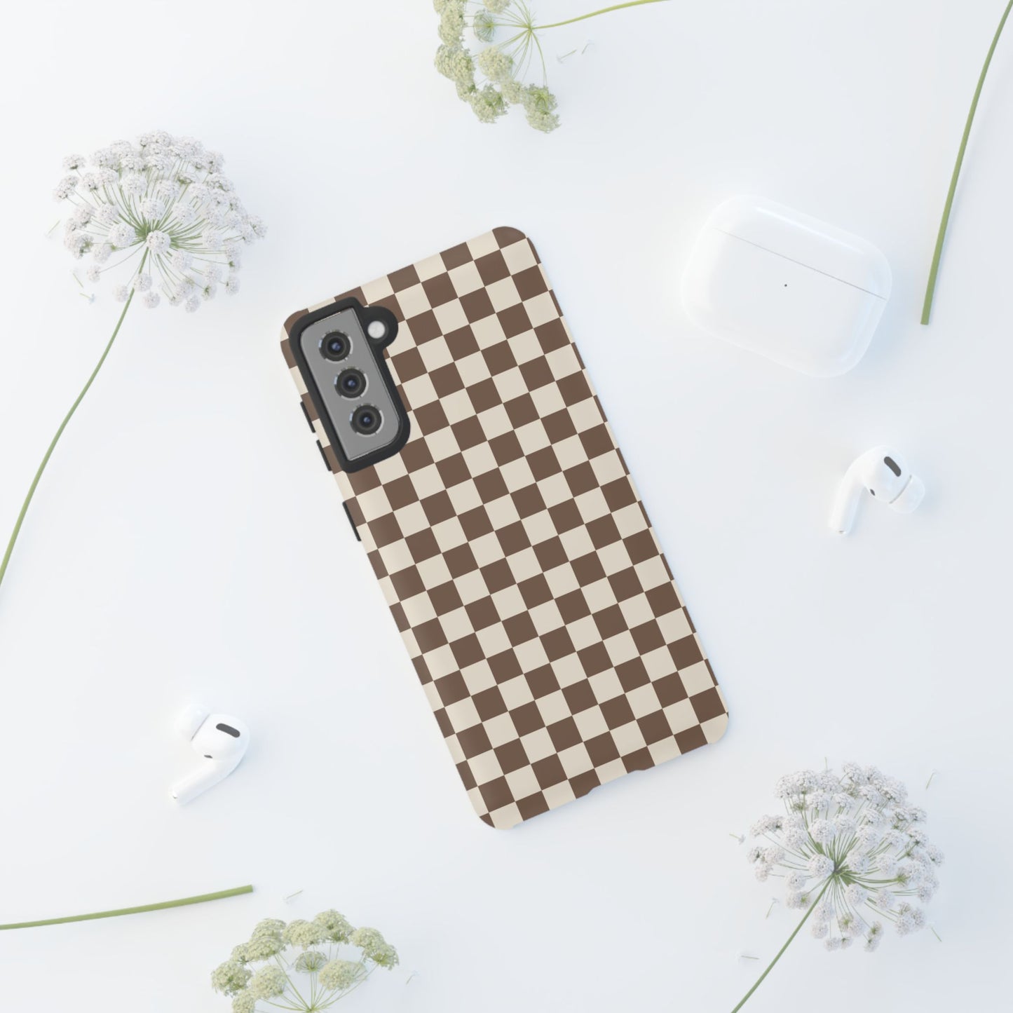 Chocolate Checkerboard Airi Case | Tough Phone Case