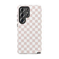 Nude Checkerboard Airi Case | Tough Phone Case