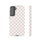 Nude Checkerboard Airi Case | Tough Phone Case