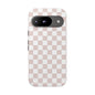 Nude Checkerboard Airi Case | Tough Phone Case