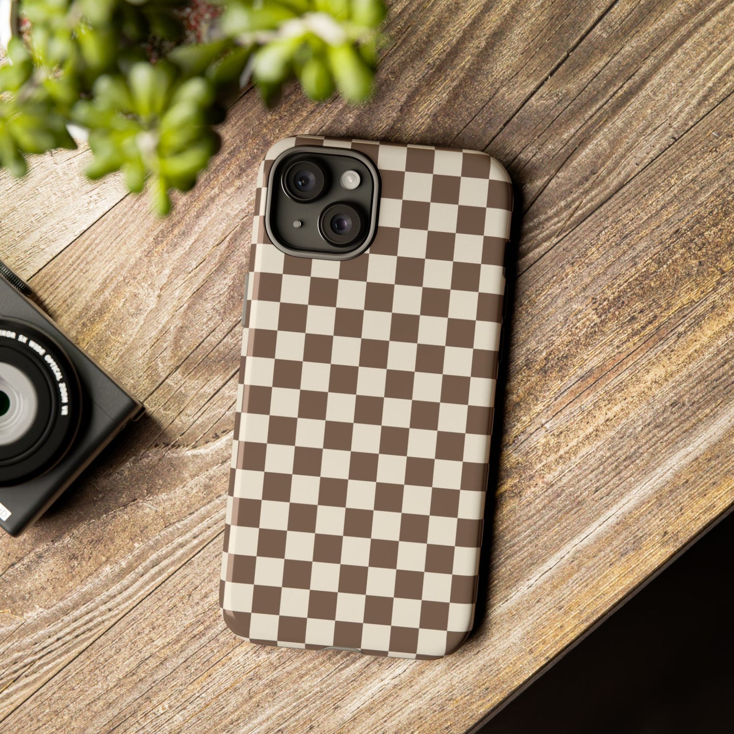 Chocolate Checkerboard Airi Case | Tough Phone Case