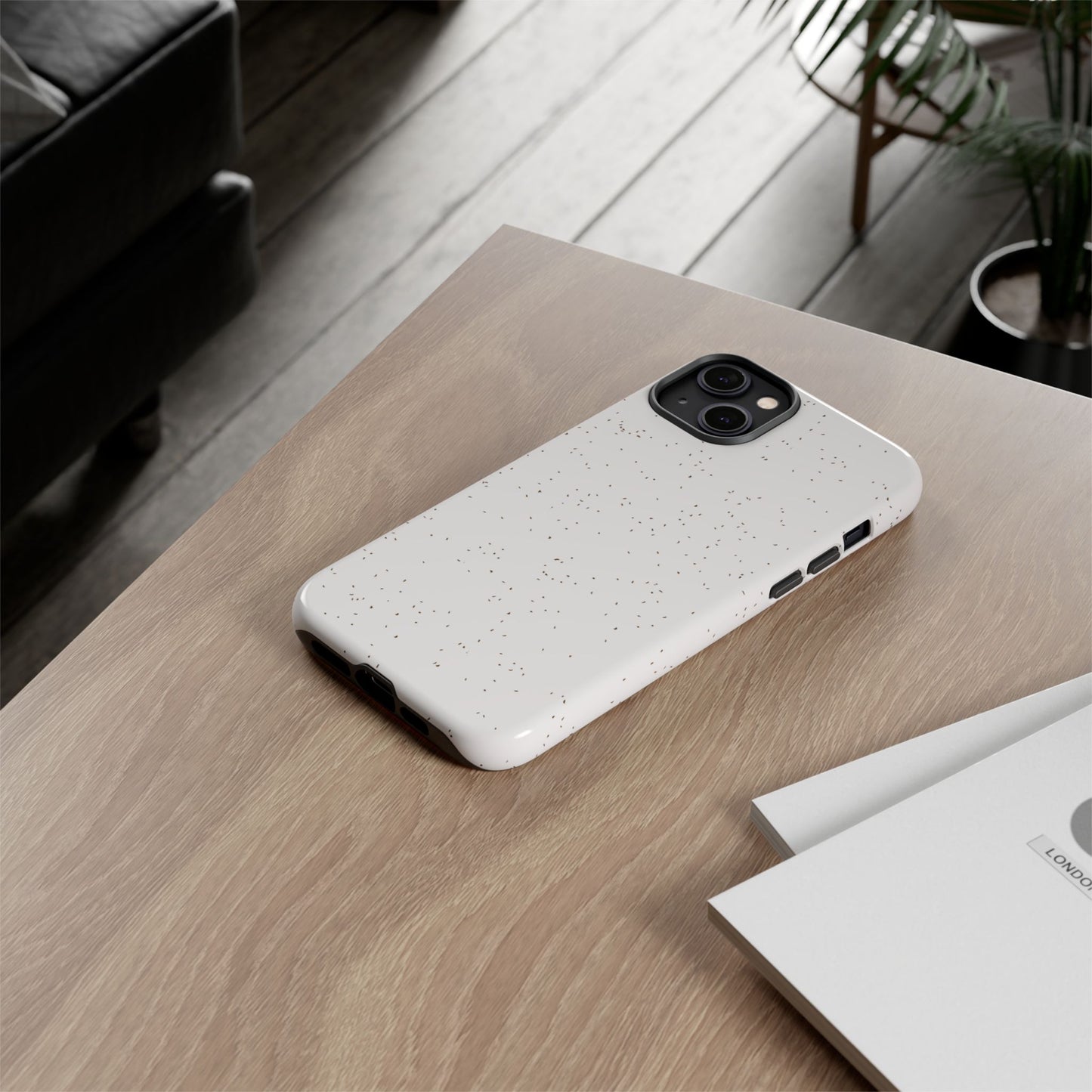 White Speckle Airi Case | Tough Phone Case