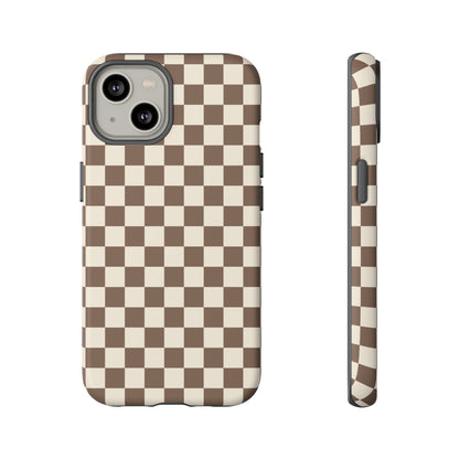 Chocolate Checkerboard Airi Case | Tough Phone Case