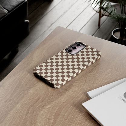 Chocolate Checkerboard Airi Case | Tough Phone Case