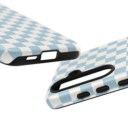 Blue Checkerboard Airi Case | Tough Phone Case