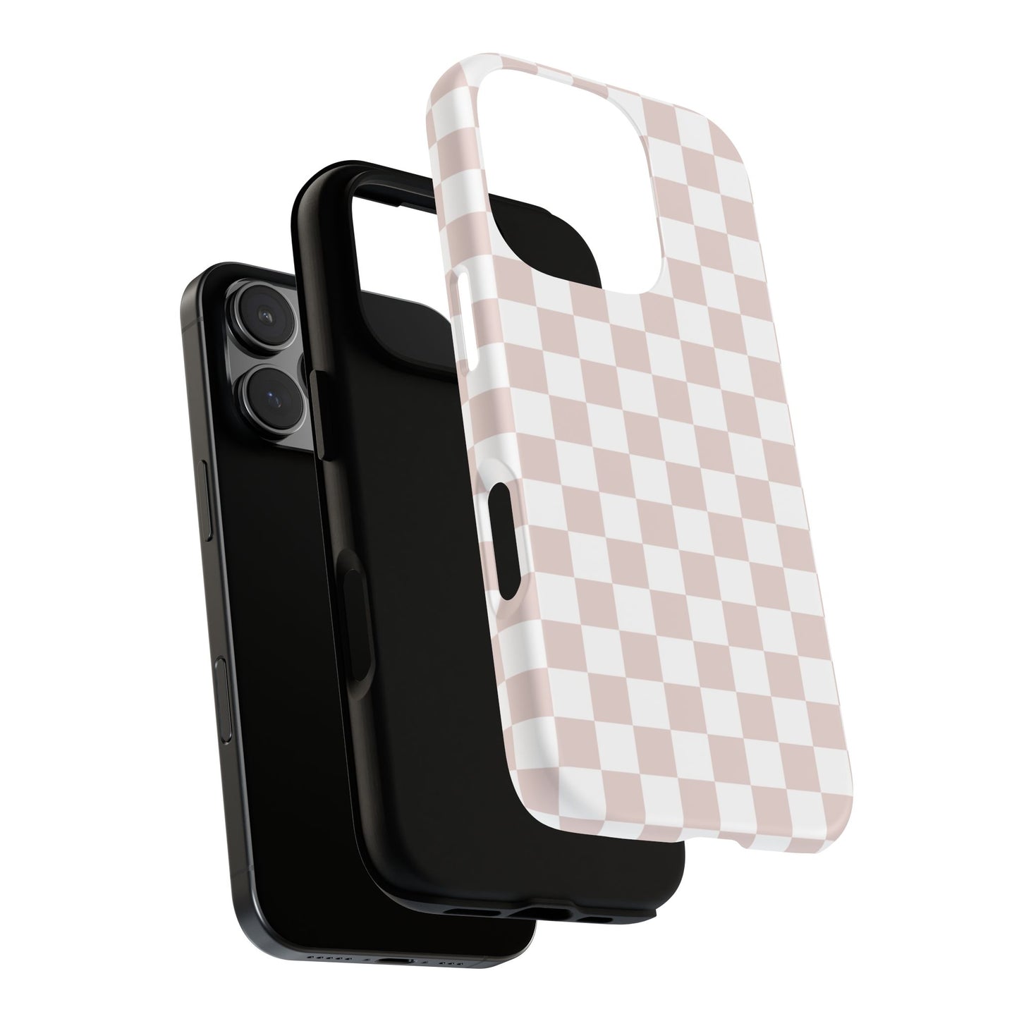 Nude Checkerboard Airi Case | Tough Phone Case
