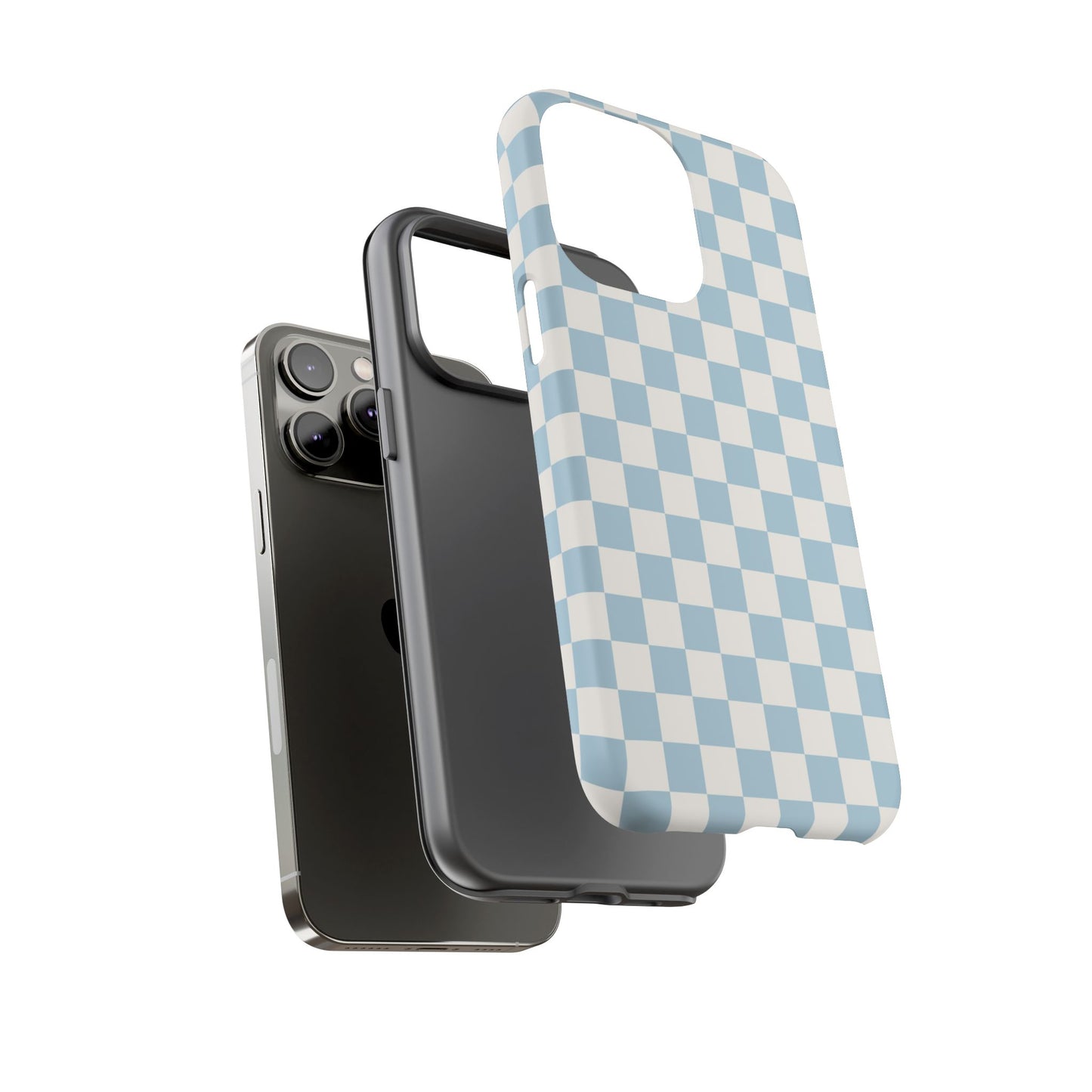 Blue Checkerboard Airi Case | Tough Phone Case
