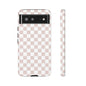 Nude Checkerboard Airi Case | Tough Phone Case