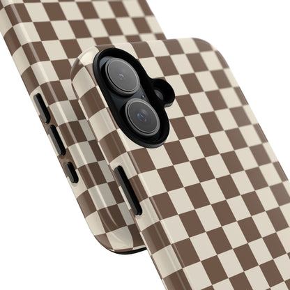 Chocolate Checkerboard Airi Case | Tough Phone Case