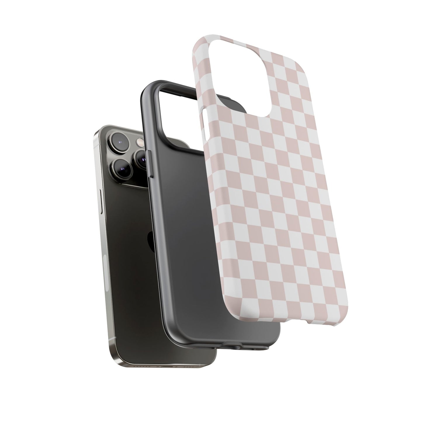 Nude Checkerboard Airi Case | Tough Phone Case