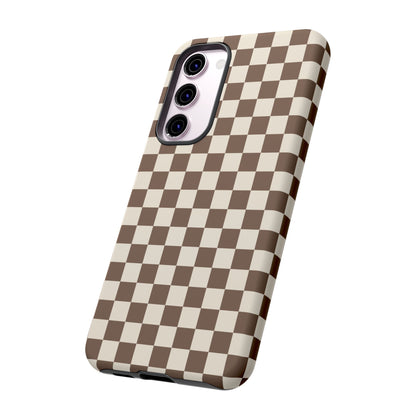 Chocolate Checkerboard Airi Case | Tough Phone Case