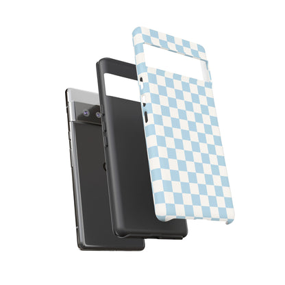 Blue Checkerboard Airi Case | Tough Phone Case