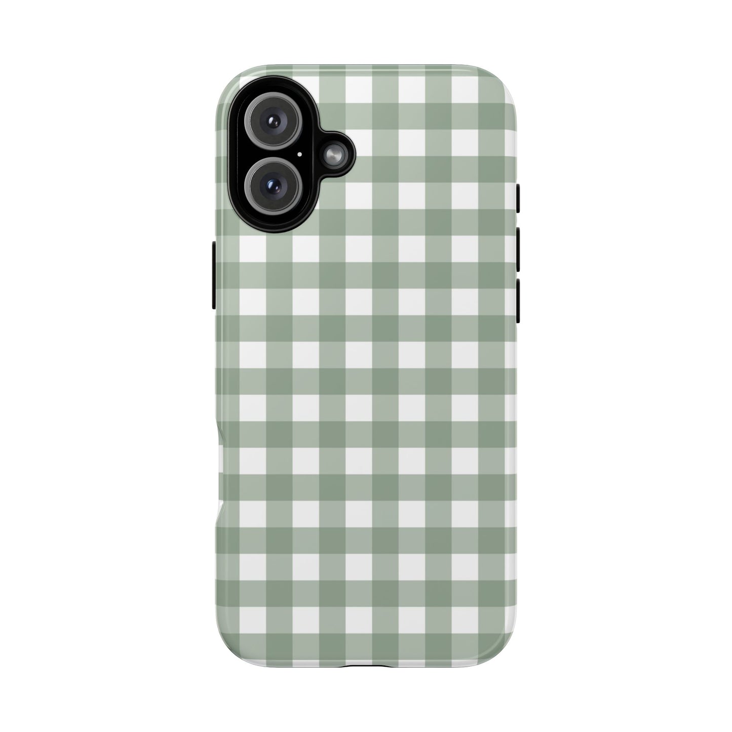 Green Gingham Airi Case | Tough Phone Case