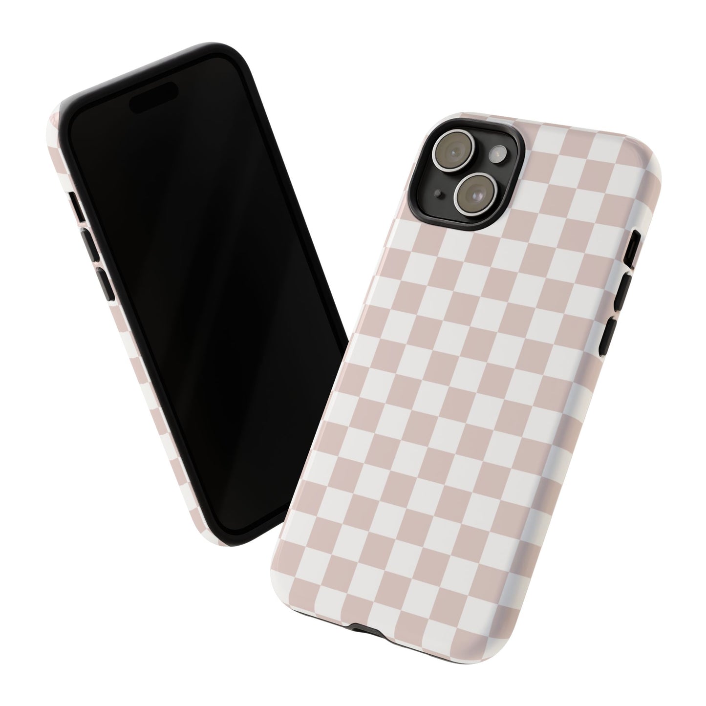 Nude Checkerboard Airi Case | Tough Phone Case