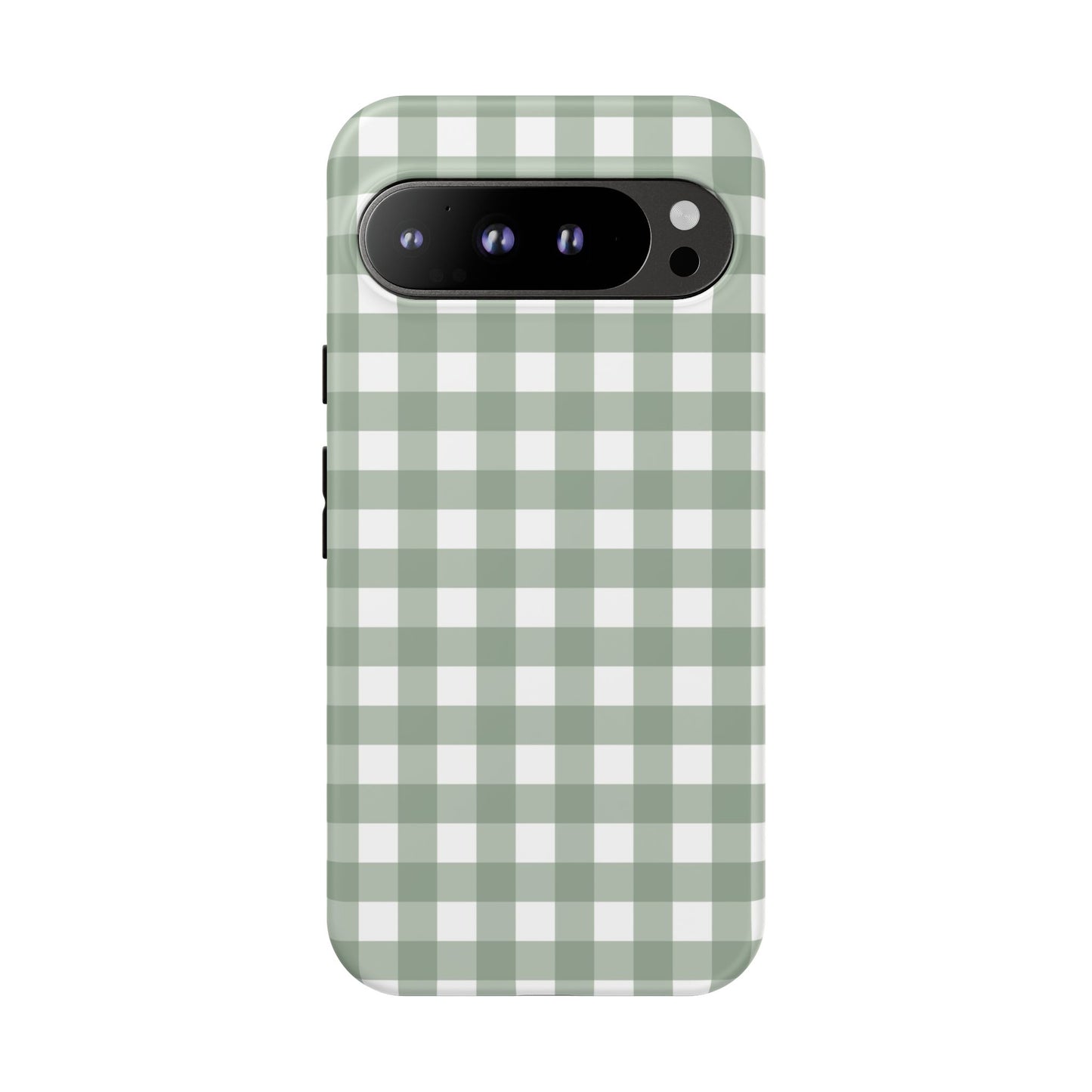 Green Gingham Airi Case | Tough Phone Case