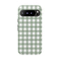 Green Gingham Airi Case | Tough Phone Case