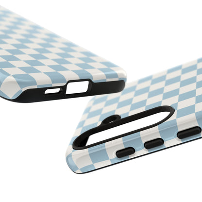 Blue Checkerboard Airi Case | Tough Phone Case