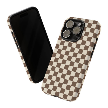 Chocolate Checkerboard Airi Case | Tough Phone Case