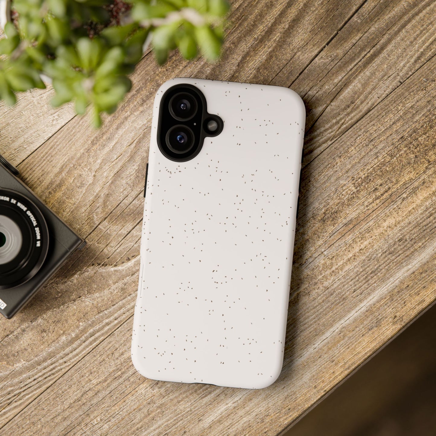 White Speckle Airi Case | Tough Phone Case