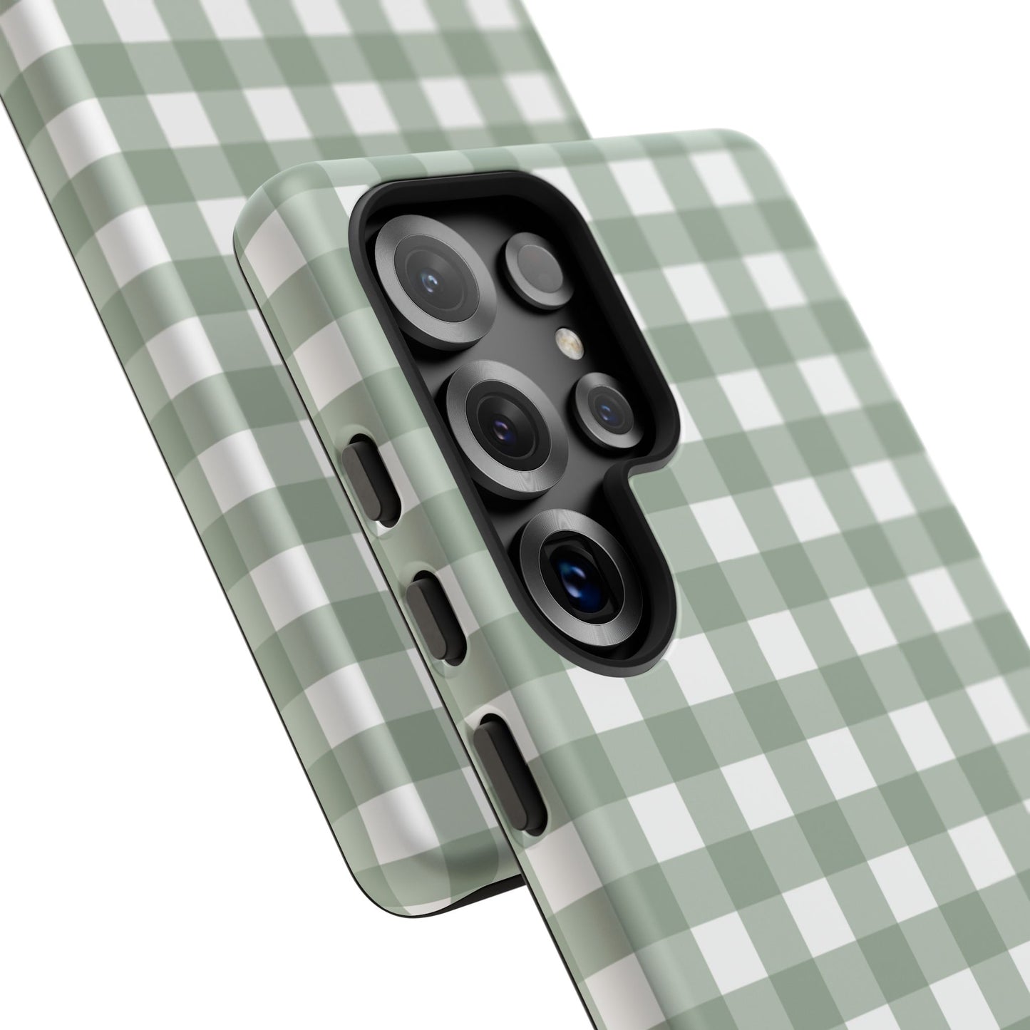 Green Gingham Airi Case | Tough Phone Case