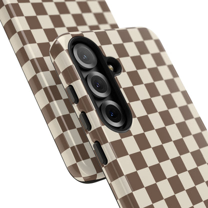 Chocolate Checkerboard Airi Case | Tough Phone Case